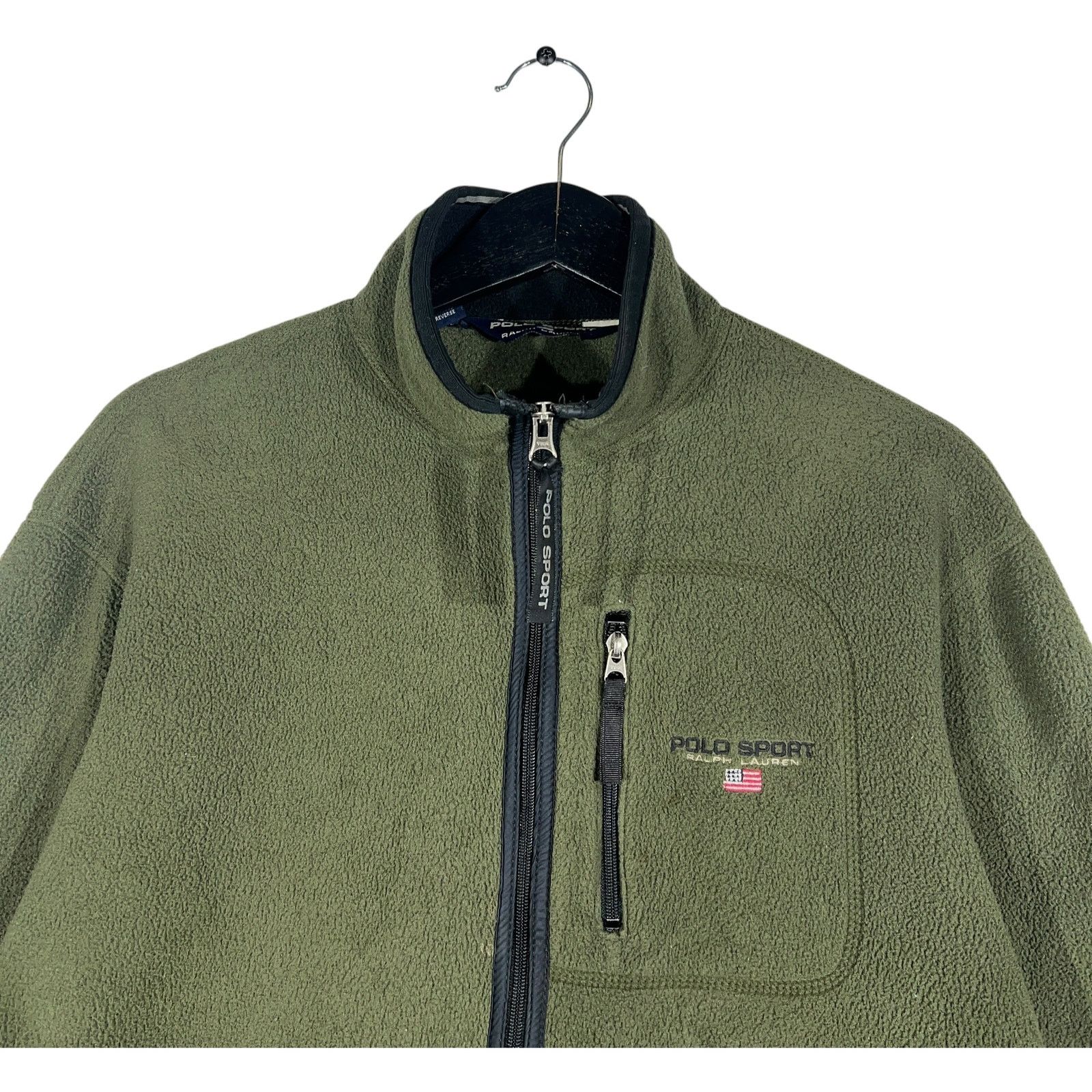 Polo Ralph Lauren Vintage Full Zip Polo Sport Fleece Zip-Up Jacket Size US S / EU 44-46 / 1 - 2 Thumbnail
