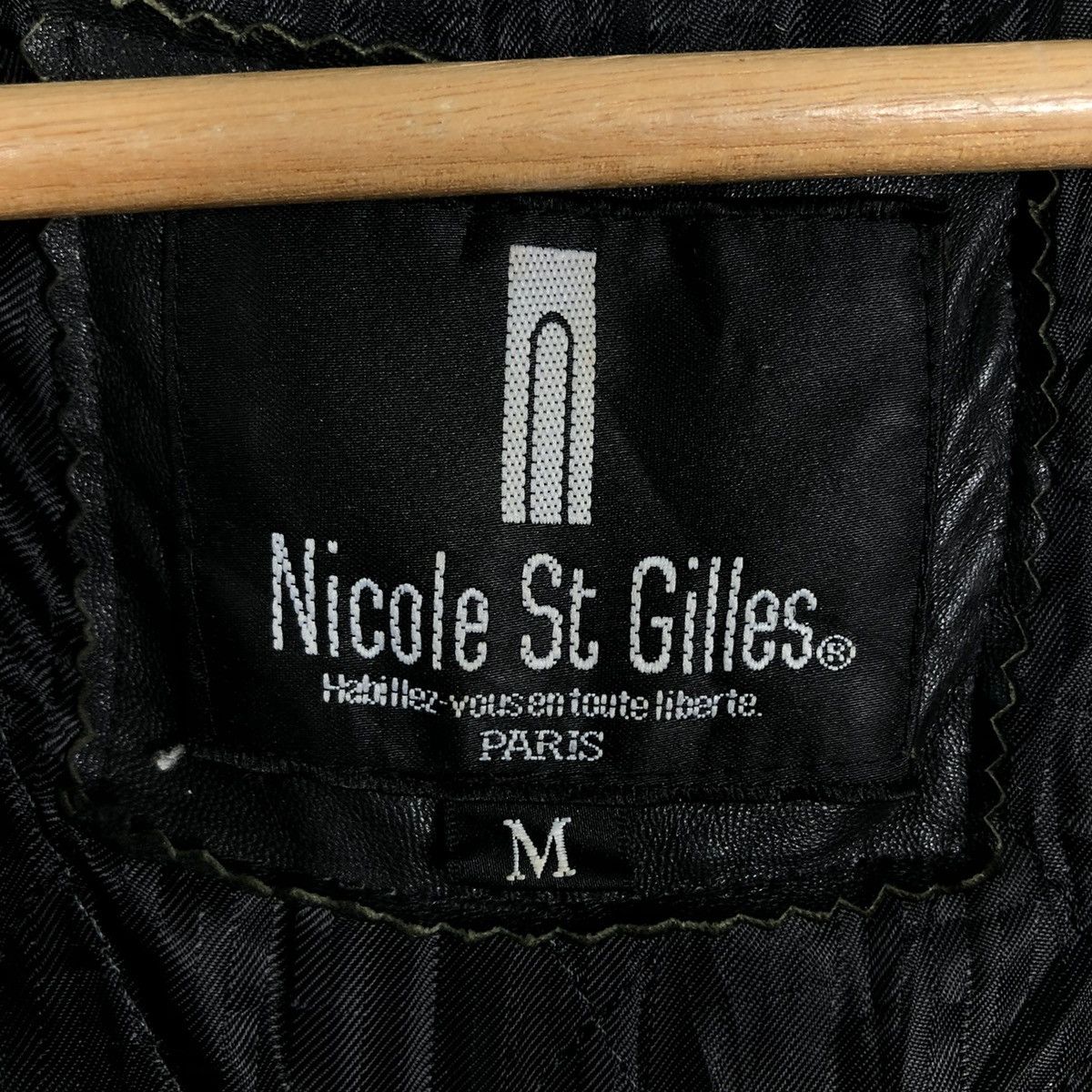 Japanese Brand 🔥90’s Vintage Leather Biker Jacket Nicole Issey Miyake Size US M / EU 48-50 / 2 - 15 Thumbnail