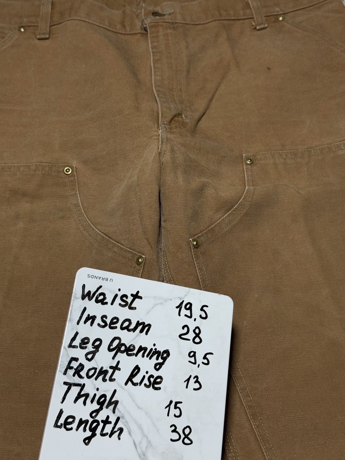 Carhartt Vintage 80s Carhartt brown double knee pants 40x28 USA Size US 40 / EU 56 - 4 Thumbnail