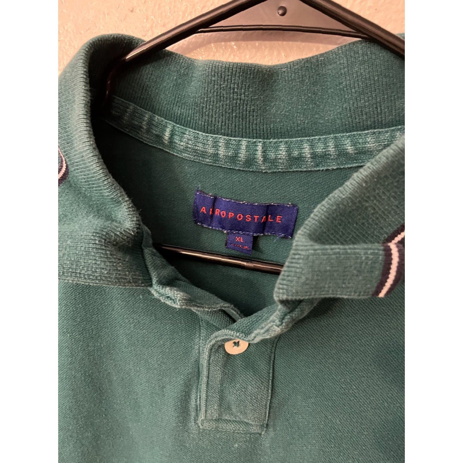 Aeropostale VINTAGE Aeropostale Polo Shirt Mens XL Green Short Sleeve Preppy Collar Casual Size US XL / EU 56 / 4 - 3 Thumbnail