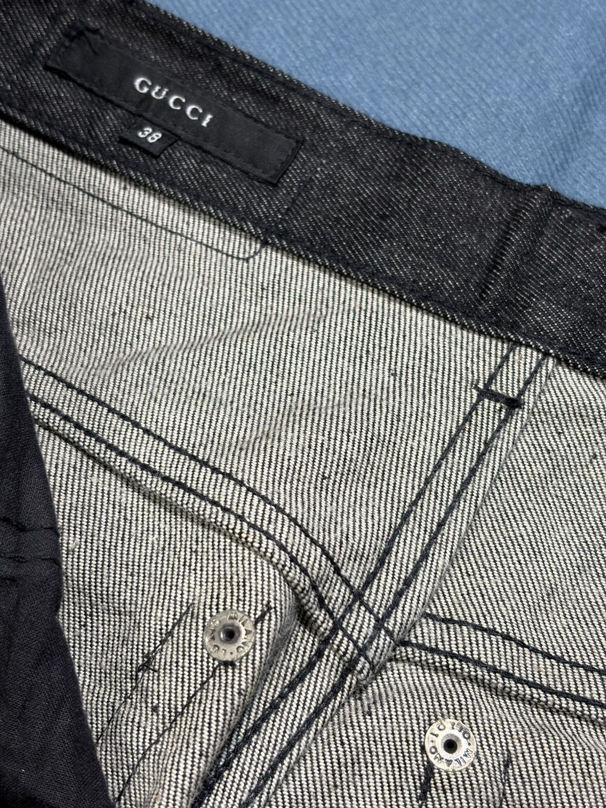 Gucci Vintage Gucci Raw Denim Selvedge Italy Jeans W28 Size US 28 / EU 44 - 8 Thumbnail