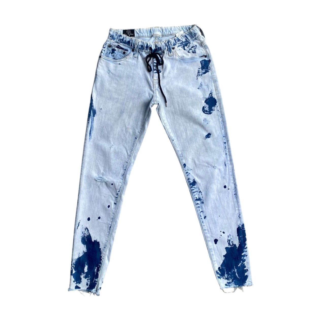 Big John × KOJIMA GENES × Kazuki Kuraishi KOJIMA KURASHIKI JAPAN X BIG JOHN PAINTED ANKLE CUT PANT Size US 28 / EU 44 - 1 Thumbnail