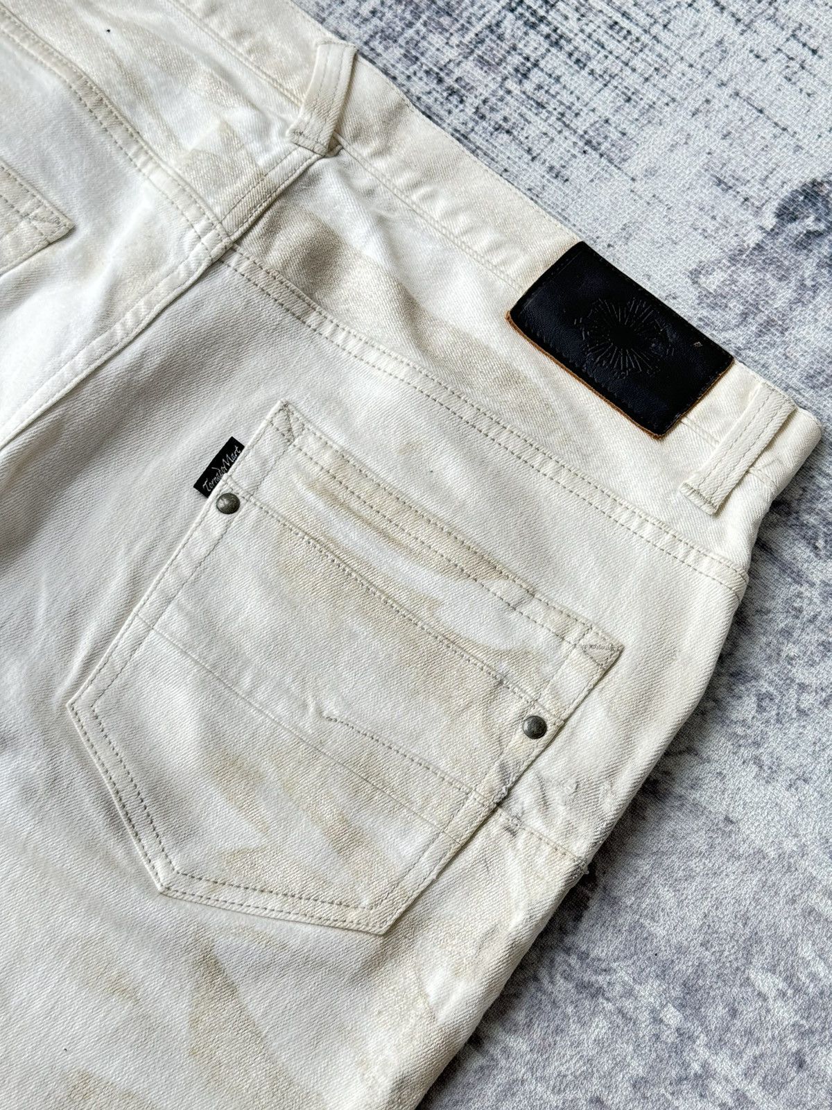 Tornado Mart Tornado Mart Flared Washed Denim / GOA Style Size US 35 - 13 Thumbnail