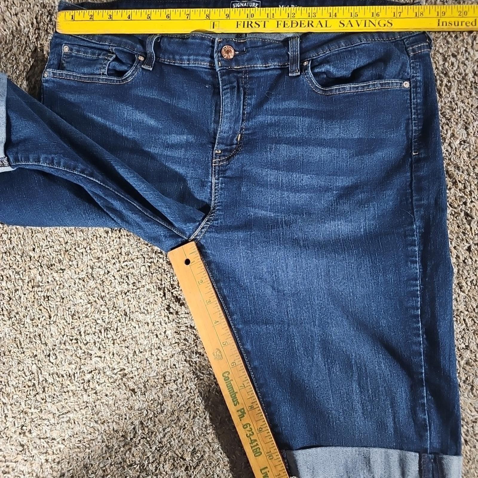 Levi's Signature Levi Strauss Gold Midrise Skinny Shorts 20 W35 Size 42" / US 20 - 5 Thumbnail