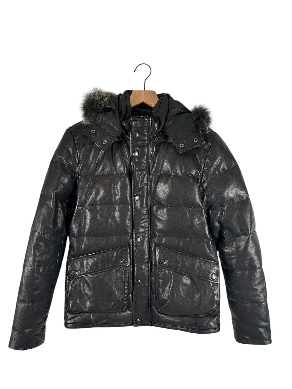 Journal Standard Journal Standard Sheepskin Leather Down Jacket Size US L / EU 52-54 / 3 - 1 Thumbnail