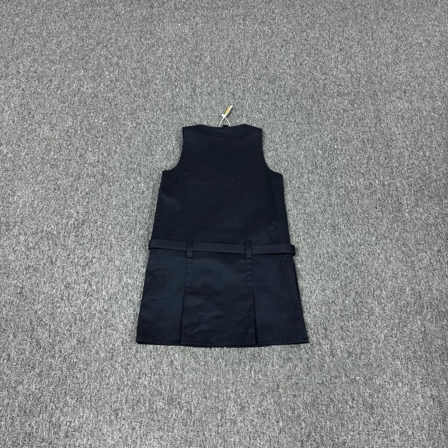 Miu Miu miu miu Alphabet logo belt, double-pocket vest dress| Size S / US 4 / IT 40 - 3 Thumbnail