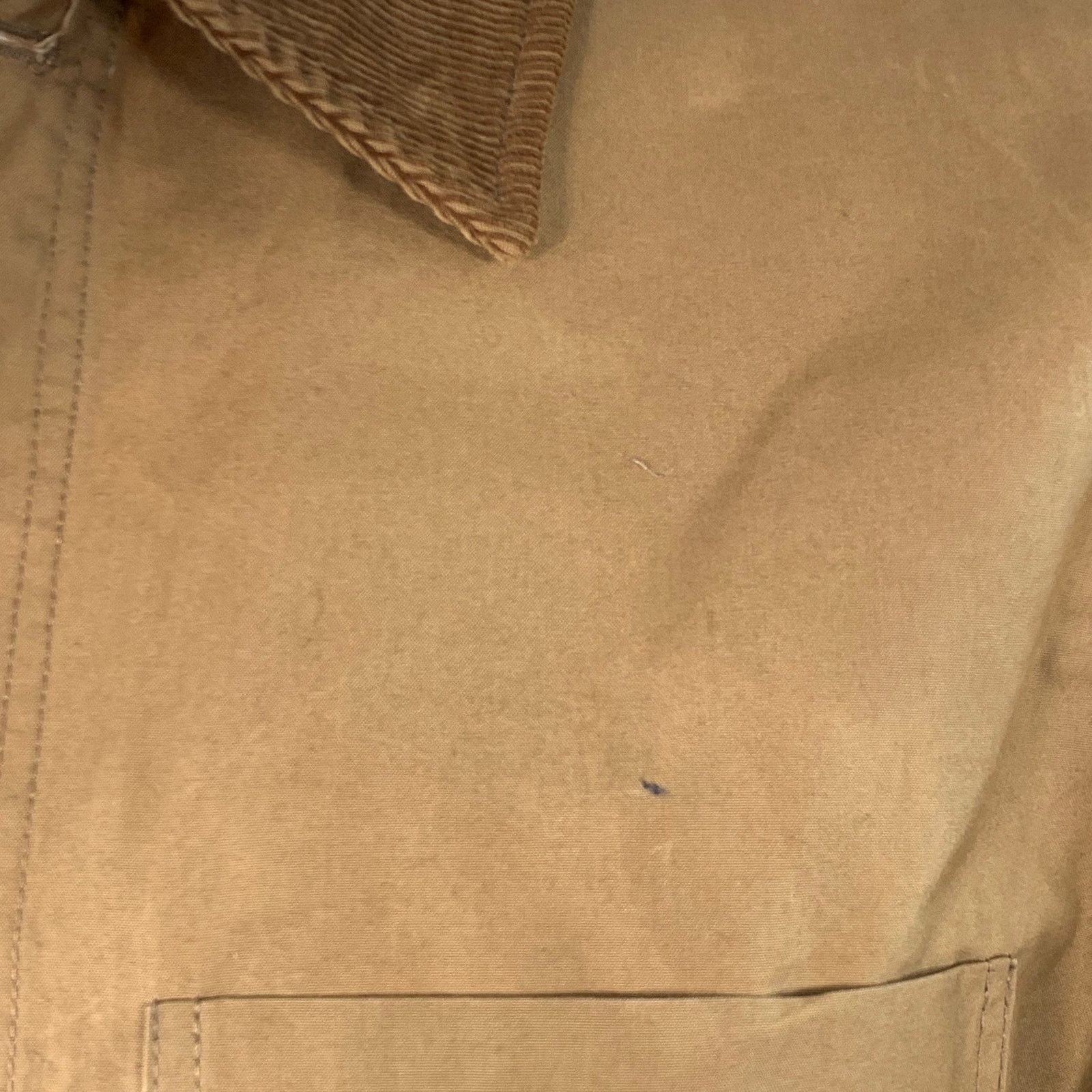 A.P.C. Size L Tan Brown Cotton Corduroy Collar Button Up Jacket Size US L / EU 52-54 / 3 - 5 Thumbnail