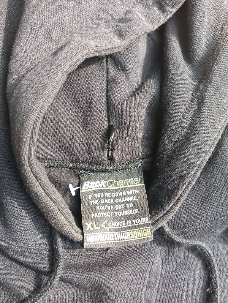 Japanese Brand Weed back channel with Velcro patches hoodie Size US M / EU 48-50 / 2 - 5 Thumbnail