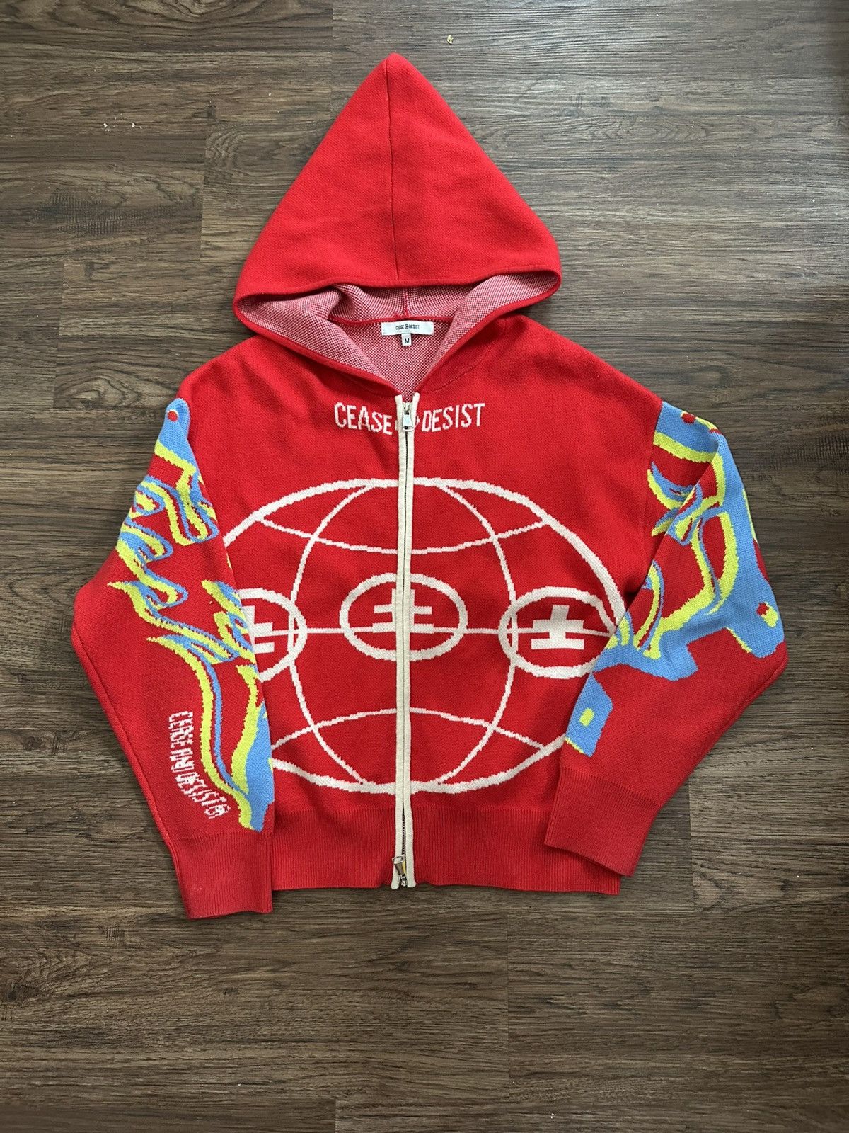 Cease And Desist Cease & desist knitted zip-up Size US M / EU 48-50 / 2 - 1 Thumbnail