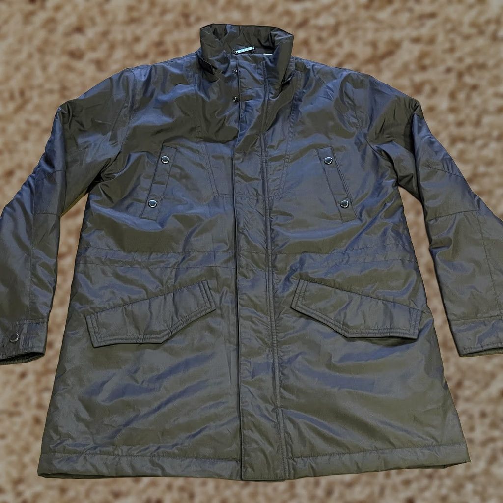 Alexander Julian VINTAGE? American Modern Alexander Julian Jacket Mens M Black Quilted Parka Coat Pockets Rain Coat Zip Full Insulated Water Resistant Size US M / EU 48-50 / 2 - 1 Thumbnail