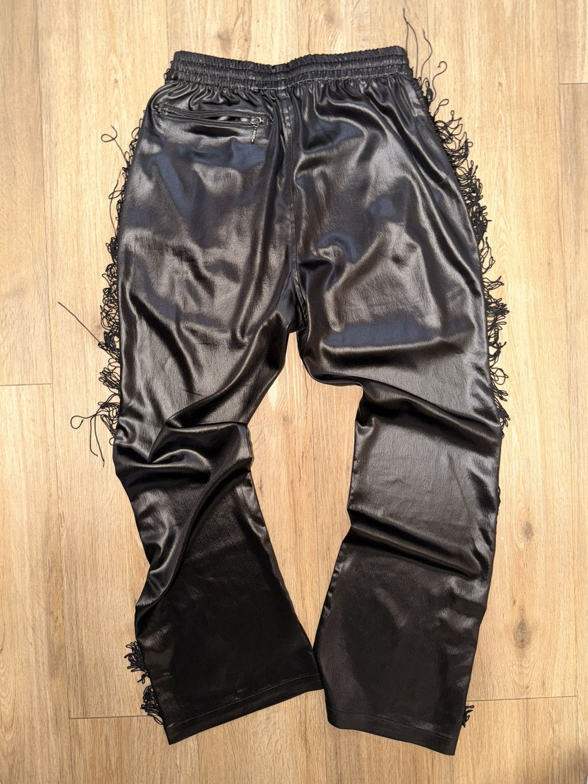 Needles Needles Faux Leather Tassel Sweatpants Size US 28 / EU 44 - 2 Thumbnail