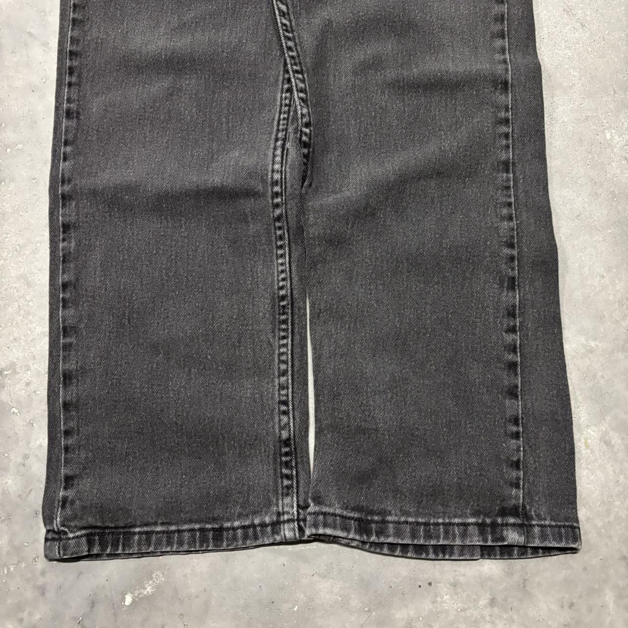 Japanese Brand × Vintage Crazy Vintage Y2K/2000s Grunge Faded Black Denim Jeans! Size US 29 - 6 Thumbnail