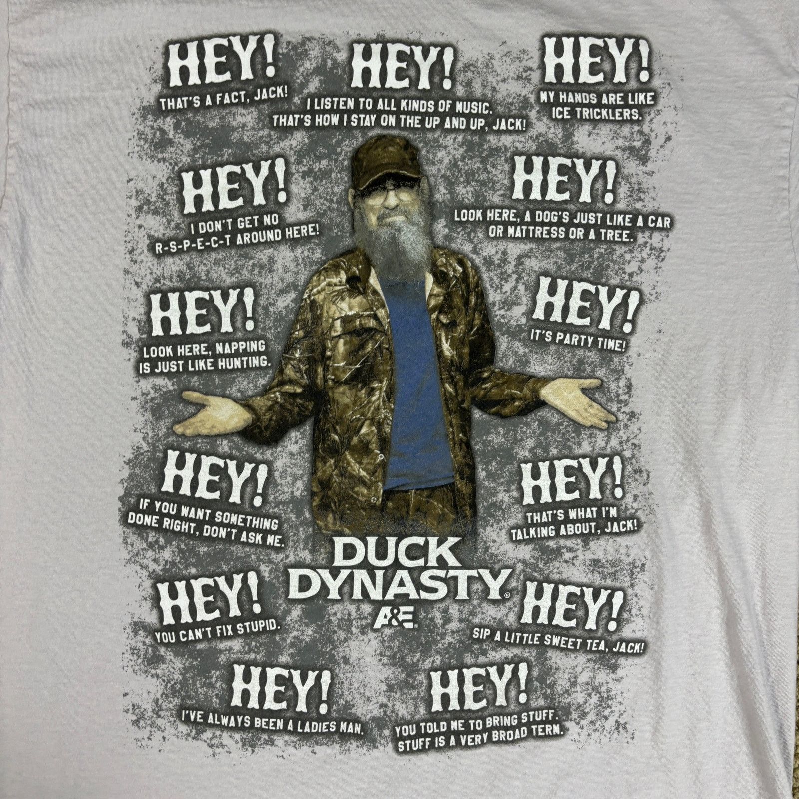 Fruit Of The Loom y2k style 2012 Duck Dynasty all over print tshirt XL promo Size US XL / EU 56 / 4 - 3 Thumbnail