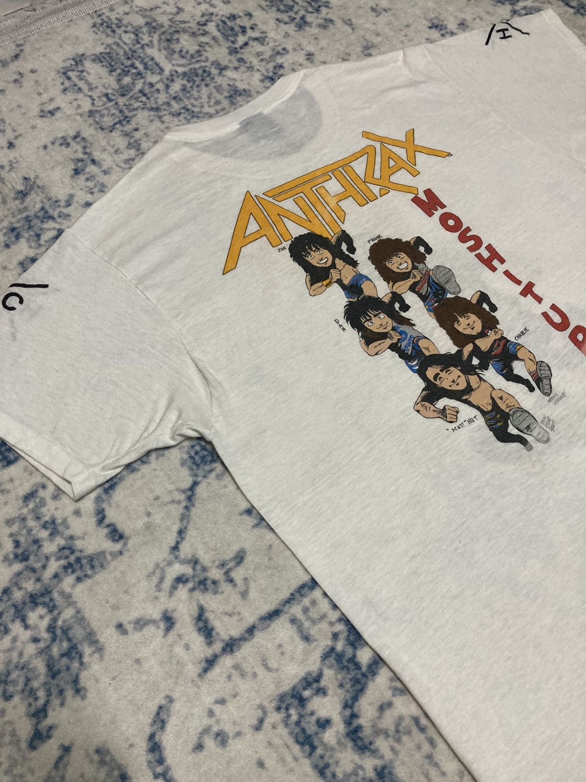 Band Tees Vintage 80’s Anthrax Size US L / EU 52-54 / 3 - 10 Thumbnail