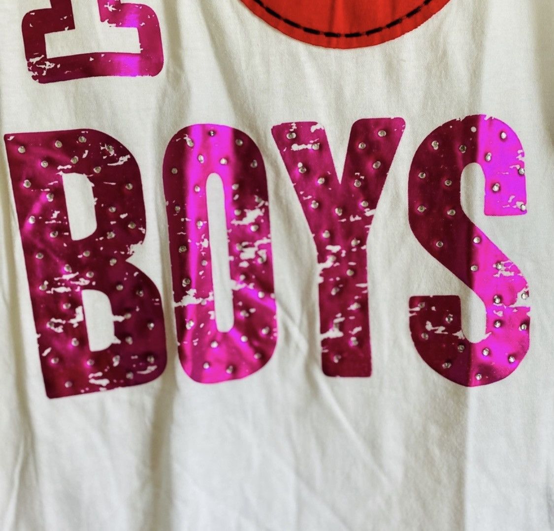 Other EMBELLISHED “I LOVE BOYS” FITTED GRAPHIC TSHIRT TOP SIZE XL Size XL / US 12-14 / IT 48-50 - 4 Thumbnail