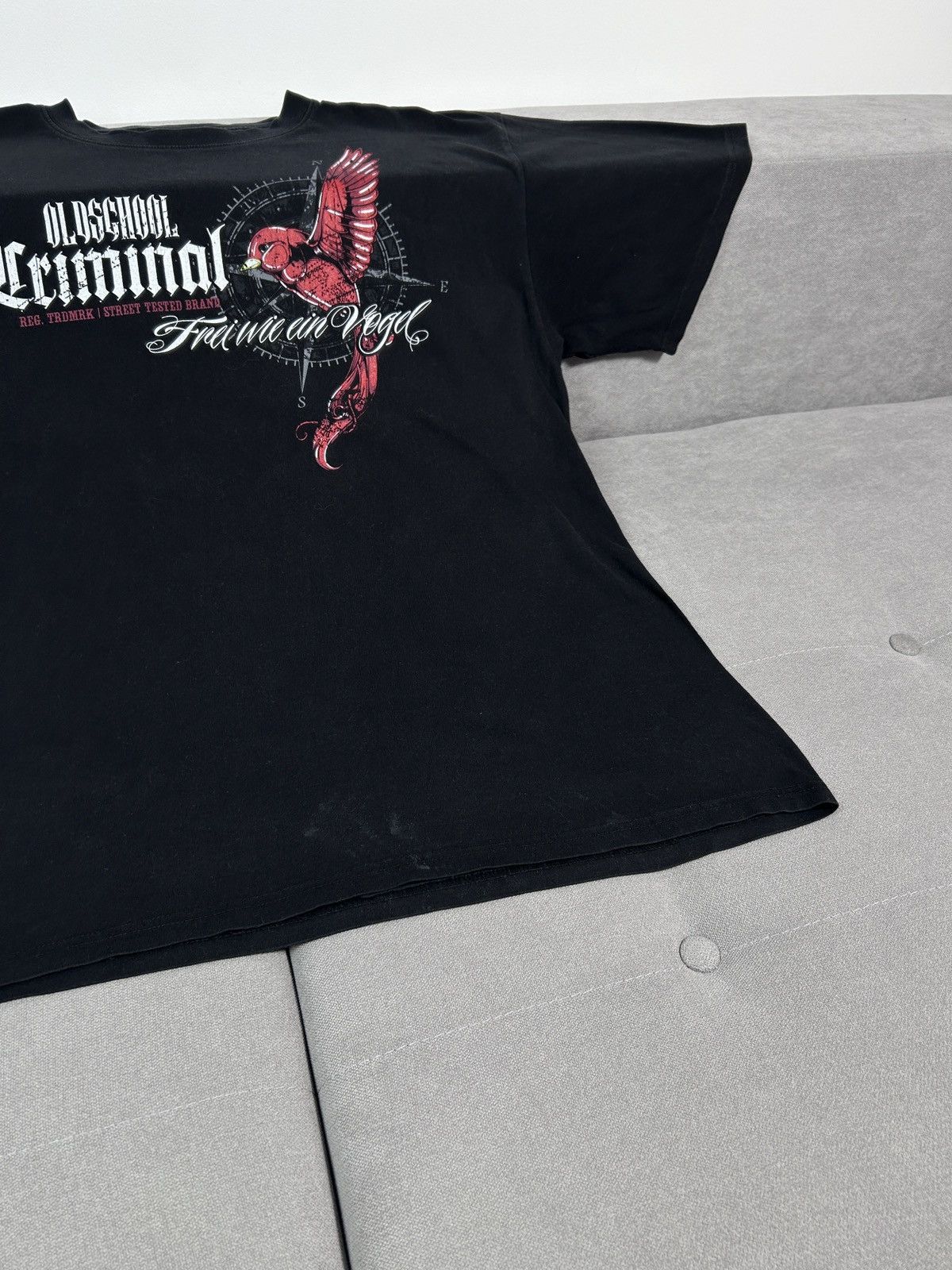 Band Tees × Vintage Oldschool criminal black tee Size US XL / EU 56 / 4 - 6 Thumbnail