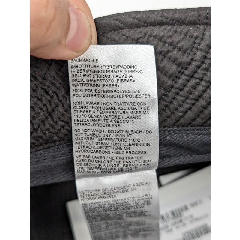 Bottega Veneta o1rshd1 Size: L / Trap Nylon Intreccio Hat / Cap in Black Size ONE SIZE - 10 Thumbnail