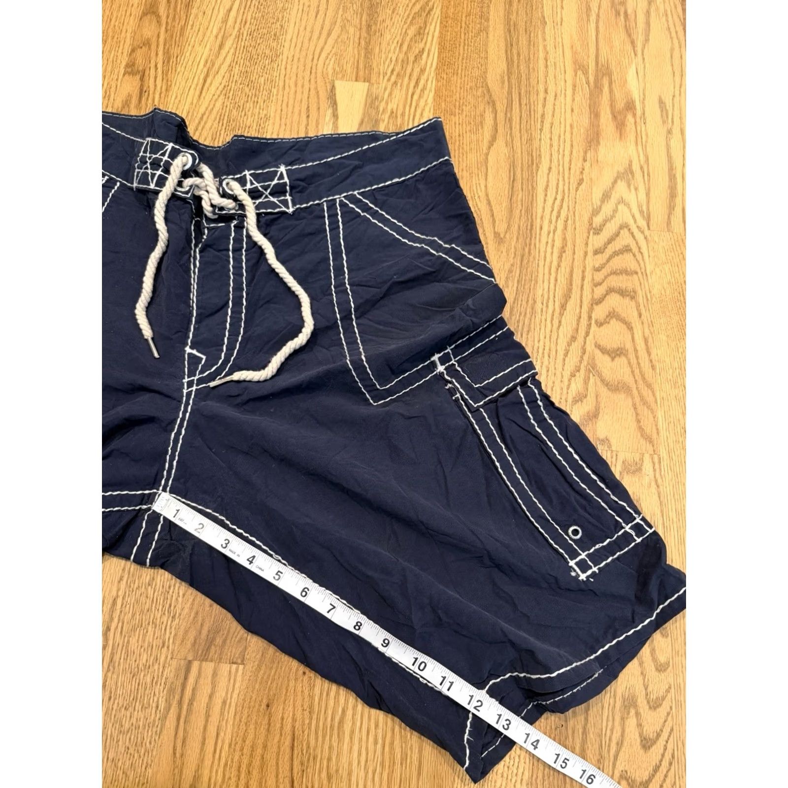True Religion True Religion Swimwear Trunks Board Shorts Size 40 Navy Blue Cotton Nylon Men Size US 40 / EU 56 - 7 Thumbnail
