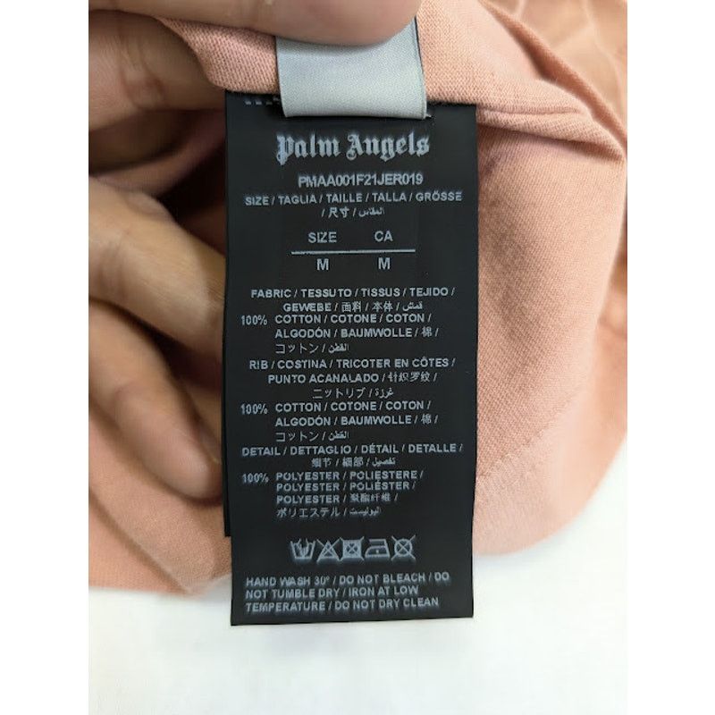 Palm Angels o1rshd1 Seasonal Logo Insideout T-Shirt in Pink / Orange Size US M / EU 48-50 / 2 - 13 Thumbnail