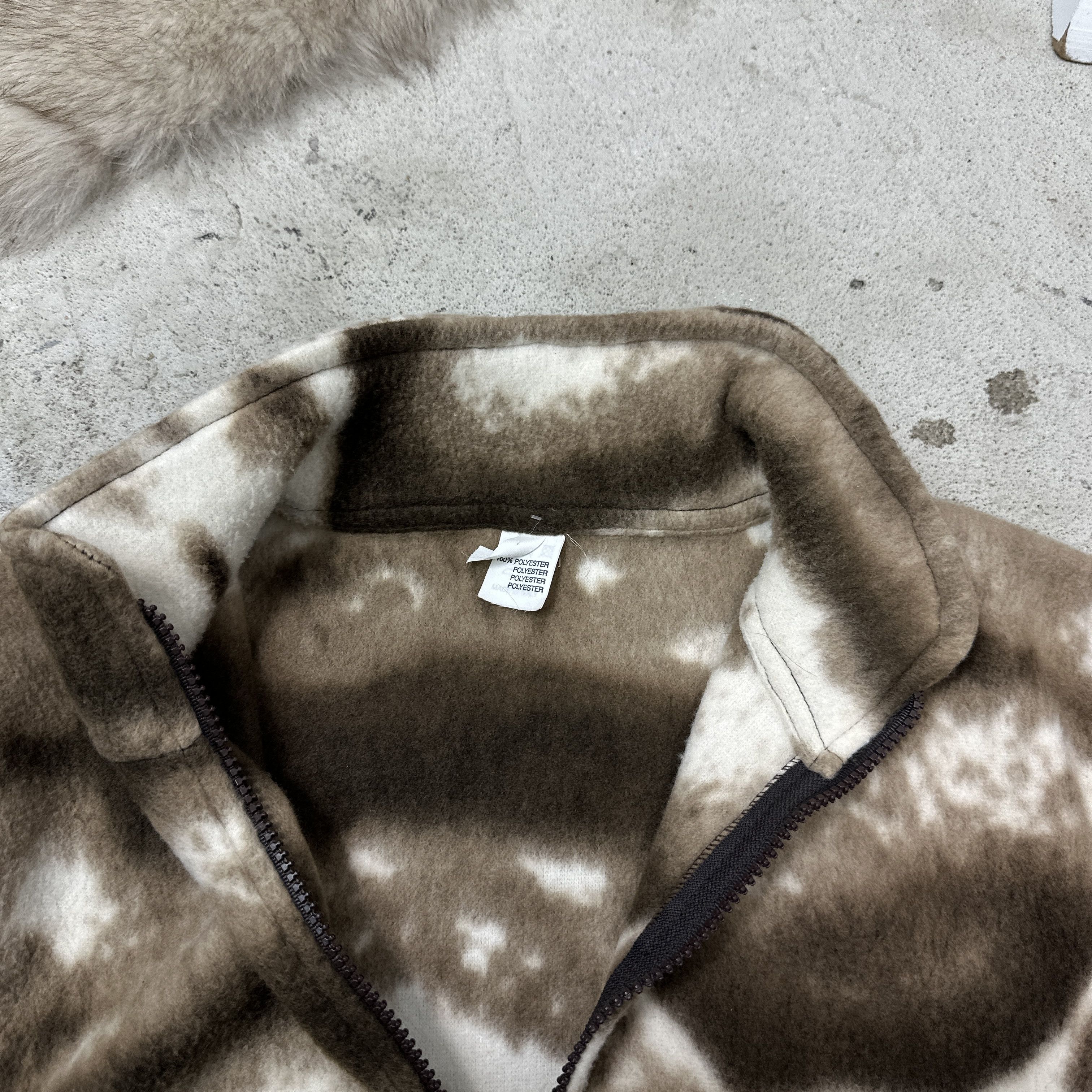 Vintage Vintage Outdoor Wolves Fullprint Fleece Sweatshirt Y2K Size US L / EU 52-54 / 3 - 4 Thumbnail