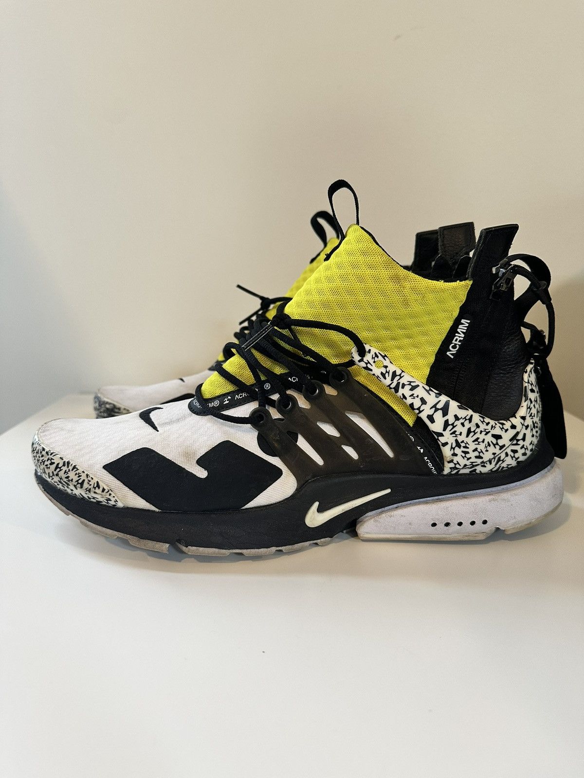 Acronym × Nike Nike x Acronym Air Presto Mid Dynamic Yellow Size US 11 / EU 44 - 2 Thumbnail