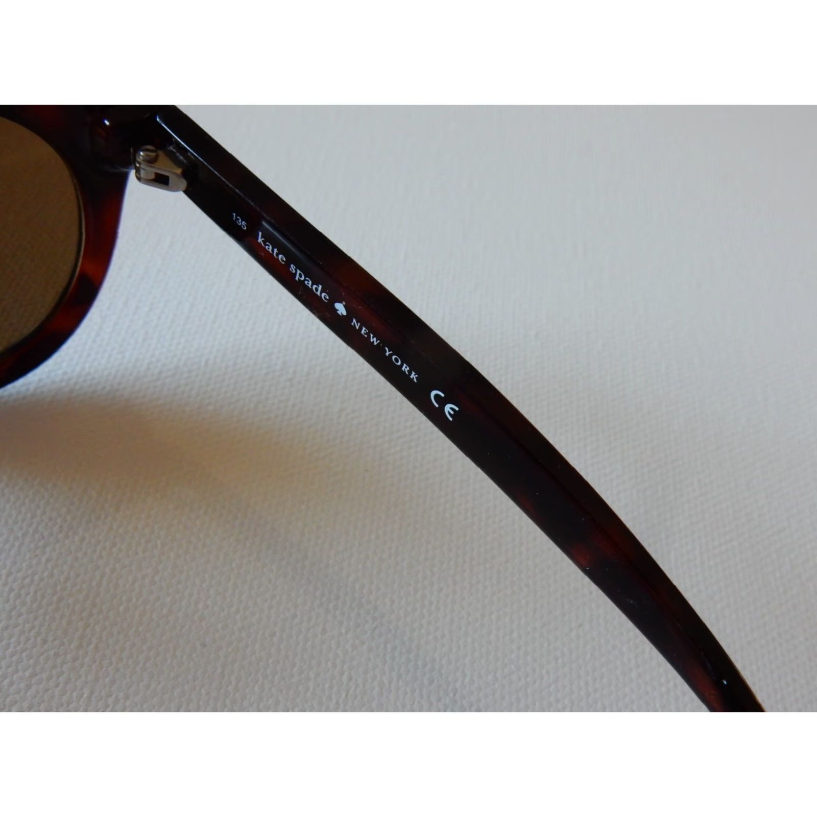 Vintage VINTAGE Kate Spade Sunglasses Frames Only Women Brown 49x22 135 Prescription Size ONE SIZE - 4 Thumbnail