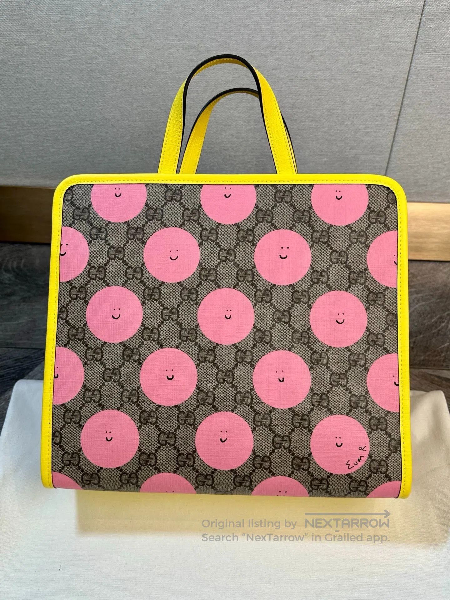 Gucci Gucci Kids Tote Smiley Sun Logo. Size ONE SIZE - 4 Thumbnail