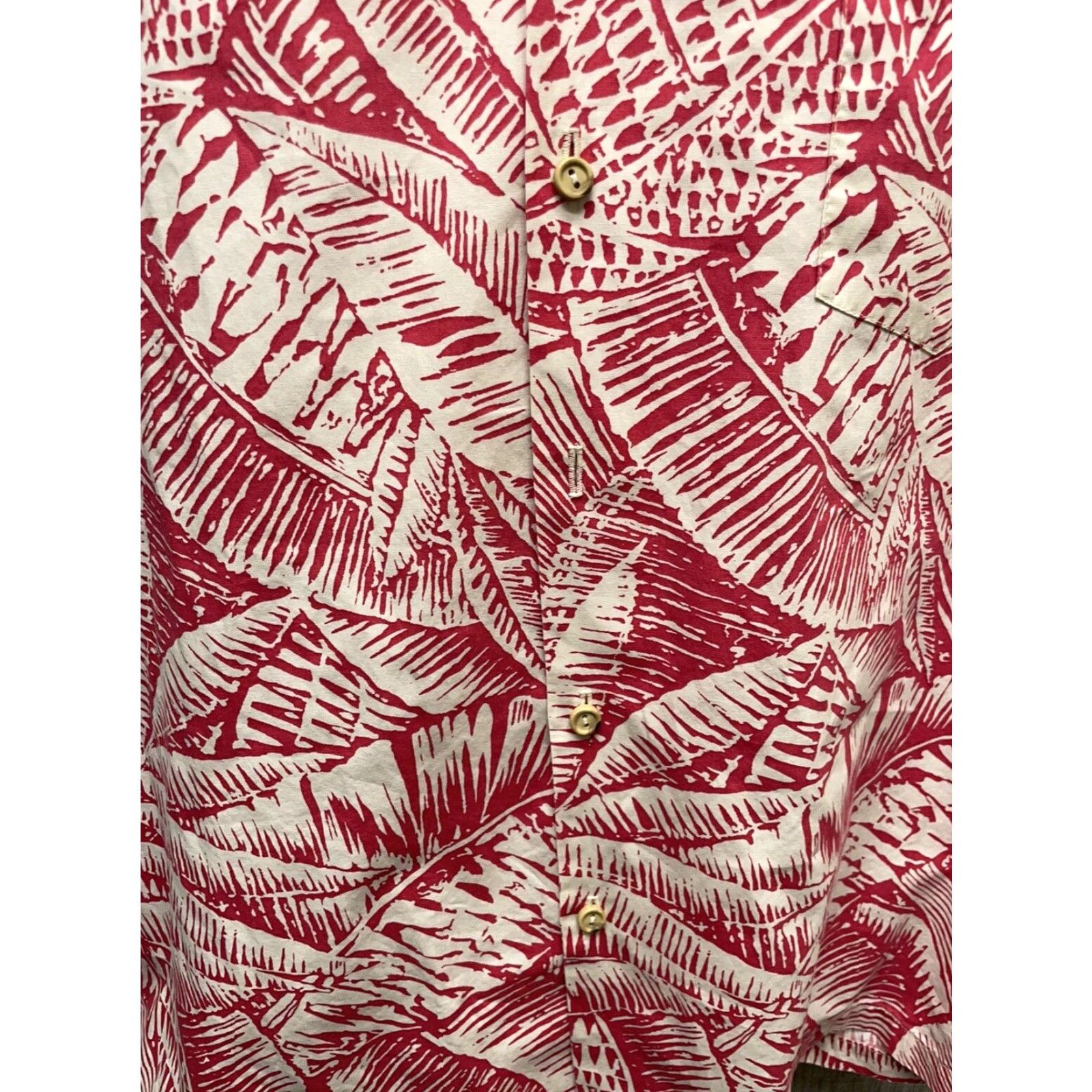 Tori Richard VTG Tori Richard Hawiian Pink/White Short Sleeve Button Down Shirt Mens L Size US L / EU 52-54 / 3 - 3 Thumbnail