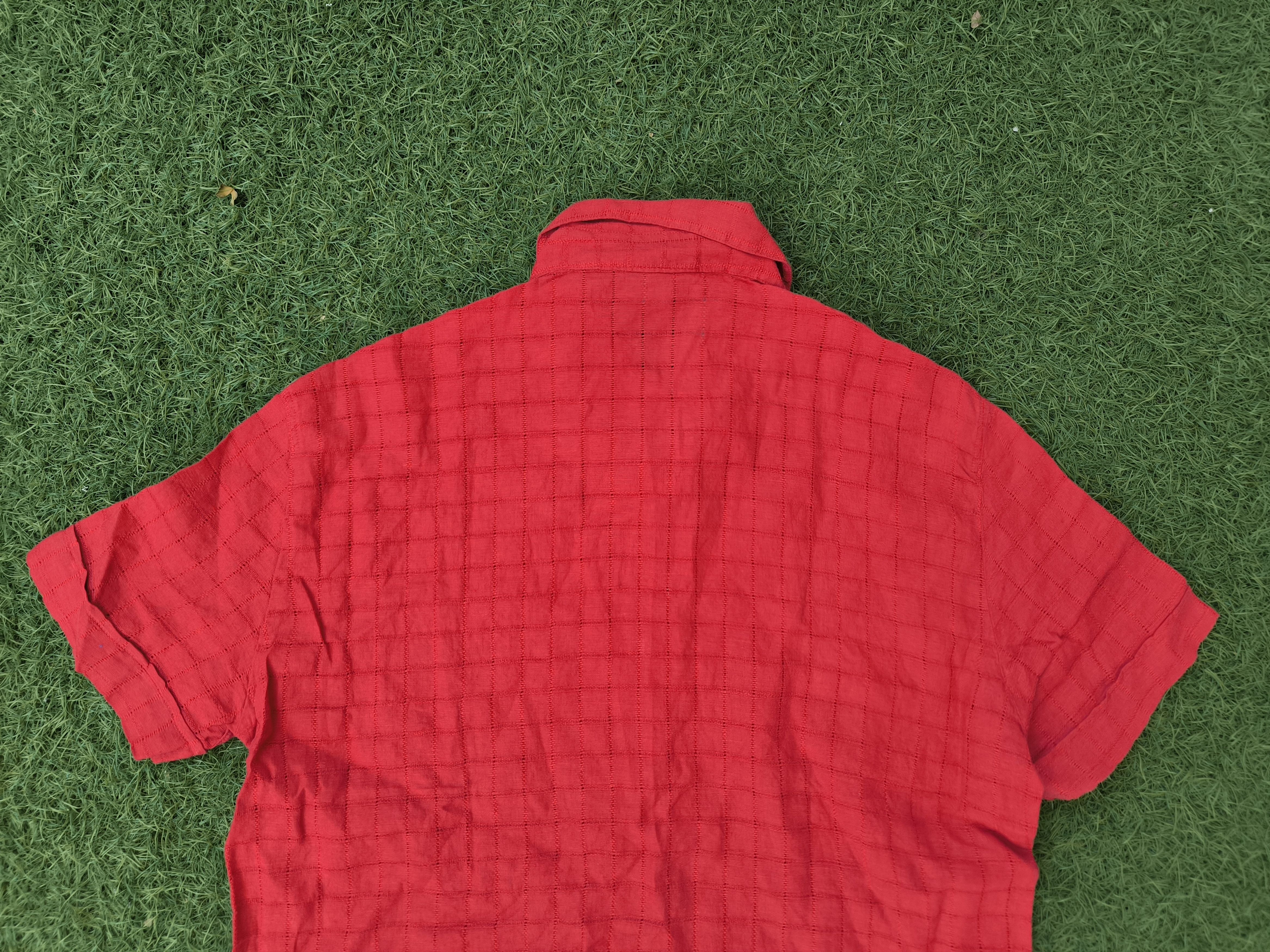 Versace Jeans Couture Deadstock Vintage Versace Jeans Couture Open Weave Polo Size US L / EU 52-54 / 3 - 9 Thumbnail