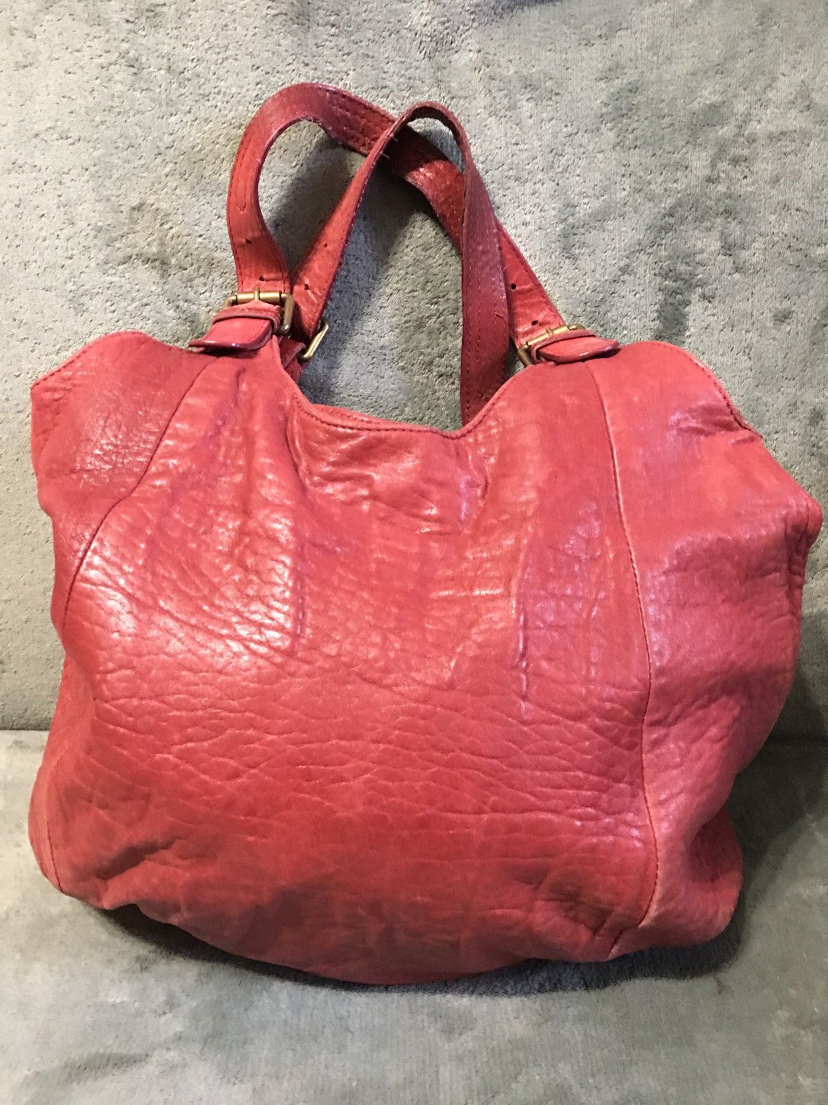 Gerard Darel Gerard Darel Lamb Leather Red Shoulder Hobo Bag Size ONE SIZE - 3 Thumbnail