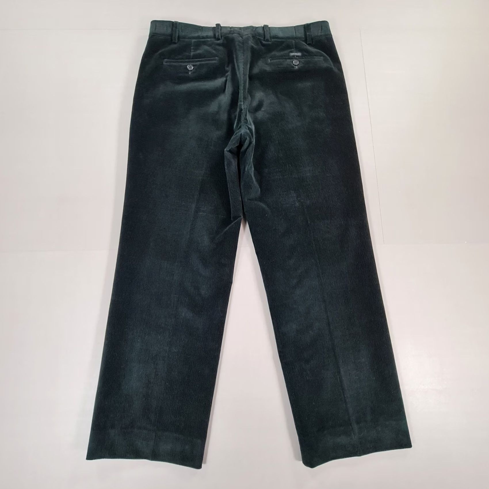 Paul & Shark Paul & Shark Trousers Mens W36 L29 Corduroy Cotton Regular Fit Straight Front Zipper Button Pockets Logo Blue 97% Cotton 3% Elastane Chino Casual Size US 36 / EU 52 - 7 Thumbnail