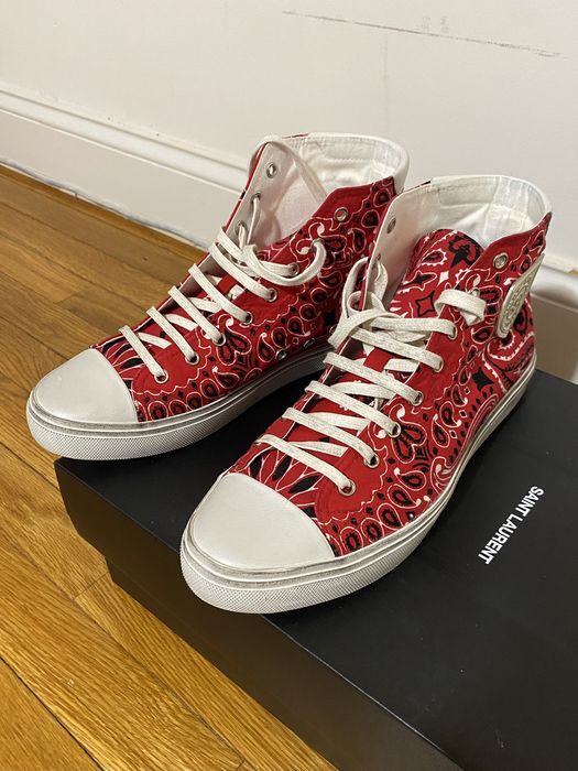 Saint laurent 2024 bandana sneakers