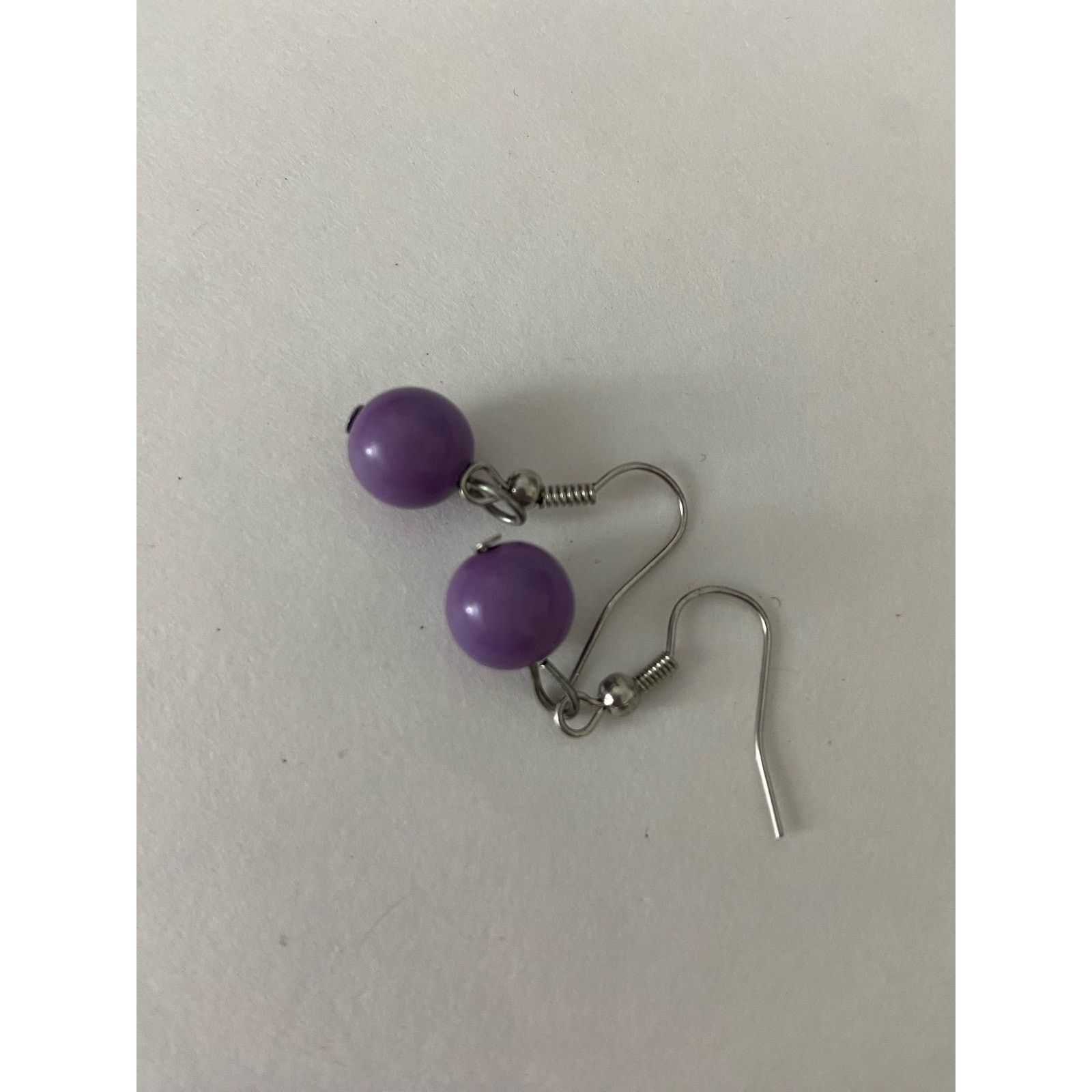 Other purple bead earrings Size ONE SIZE - 4 Thumbnail