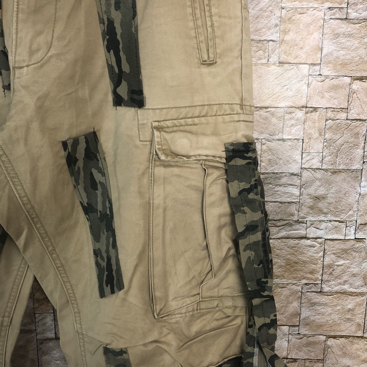 Vintage Gap rework Custom utility patchwork Cargo Pants #A363 Size US 32 / EU 48 - 11 Thumbnail