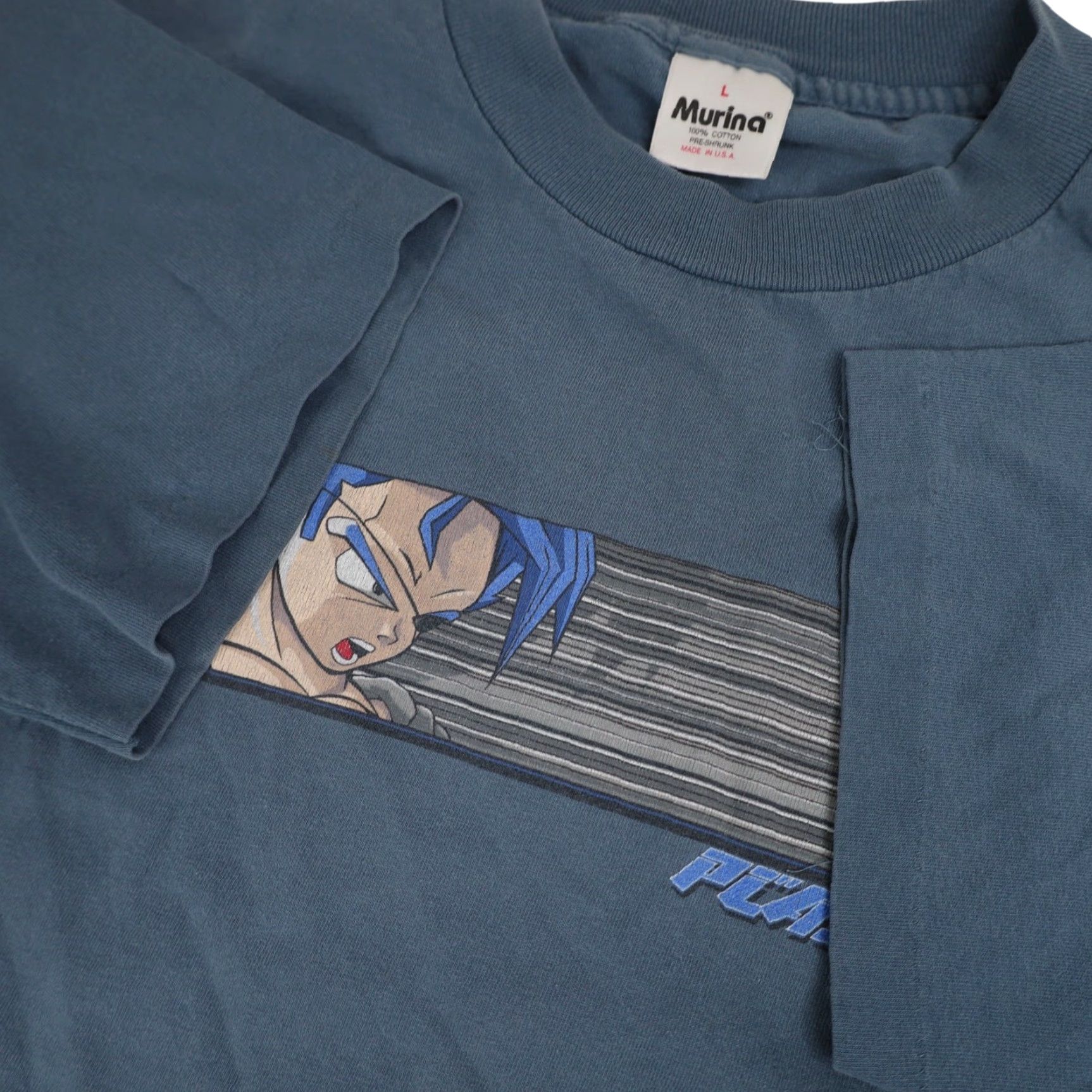 Logo 7 VINTAGE Plastik Anime Bogo Box Logo Graphic T Shirt Shirt Mens XL Blue 90s Anime Bogo Box Logo Graphic T Shirt Size US L / EU 52-54 / 3 - 6 Thumbnail