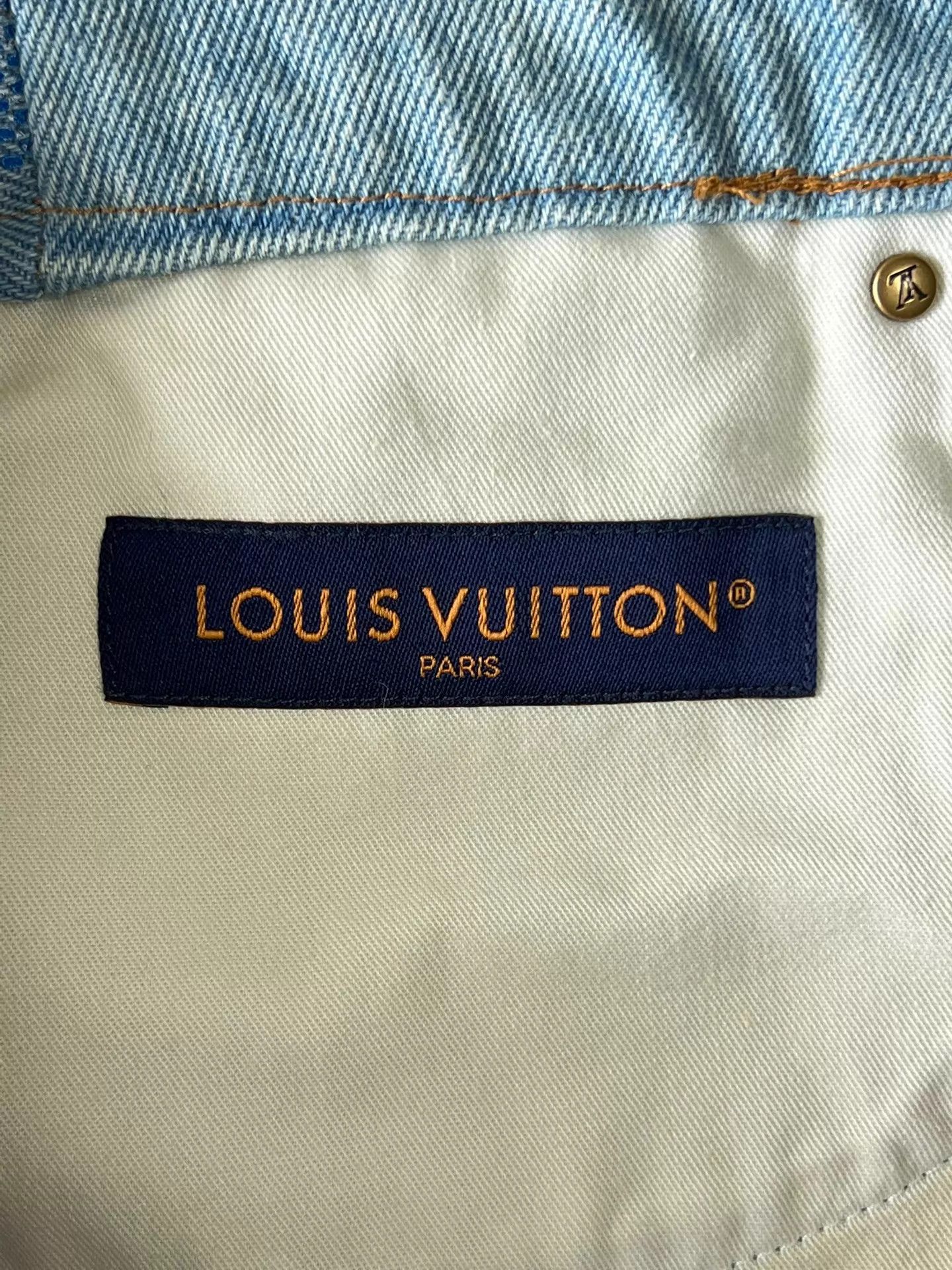 Louis Vuitton Louis Vuitton Color Block Check Jeans 36 (Mint) Size 26" / US 2 / IT 38 - 6 Thumbnail