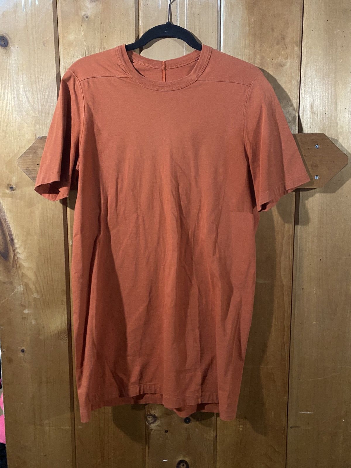 Rick Owens Rick Owens Level Tee Orange FW/22 Strobe Size US M / EU 48-50 / 2 - 1 Thumbnail