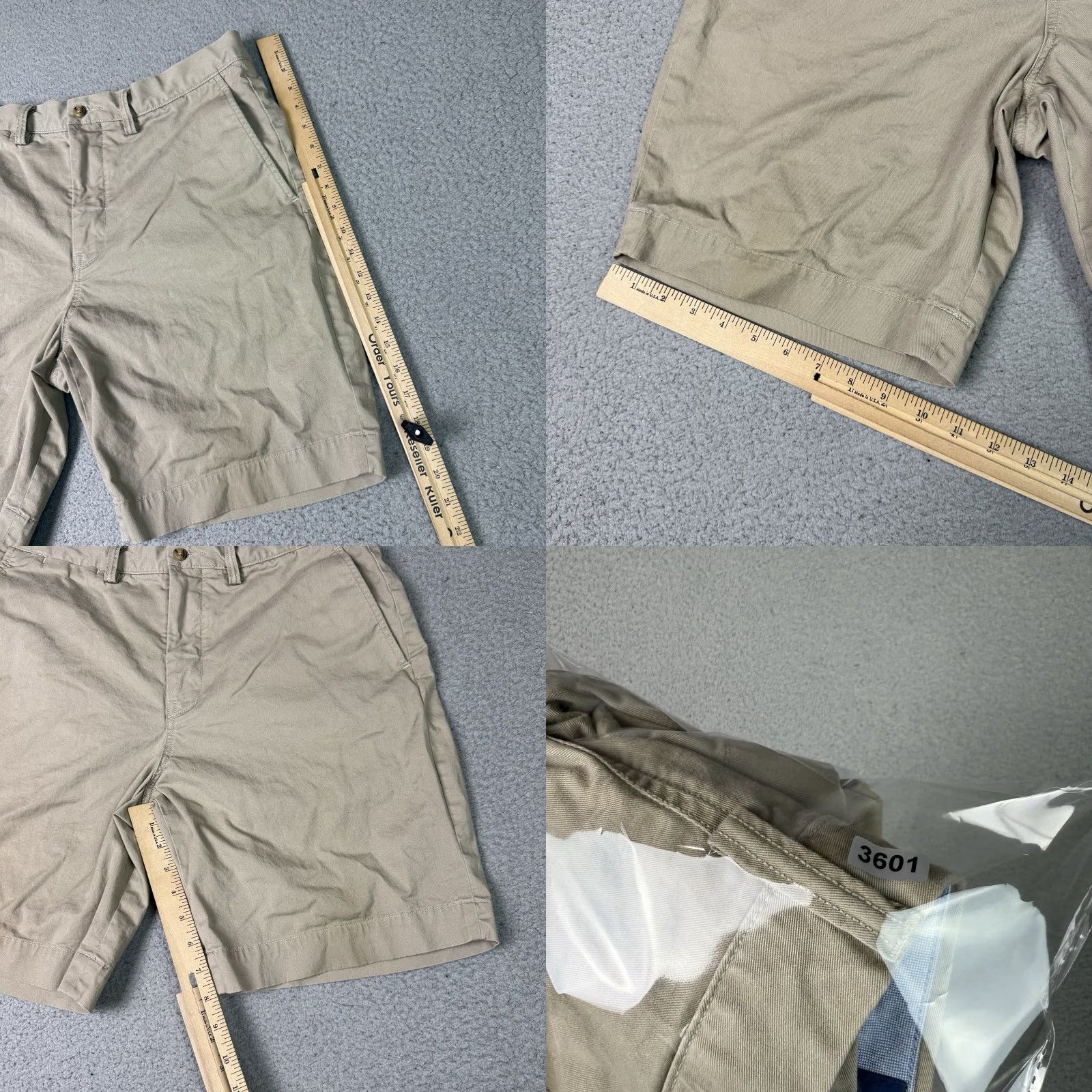 Polo Ralph Lauren Polo Ralph Lauren Chino Shorts Mens 34 Beige Stretch Classic Fit Beach Coastal Size US S / EU 44-46 / 1 - 8 Thumbnail