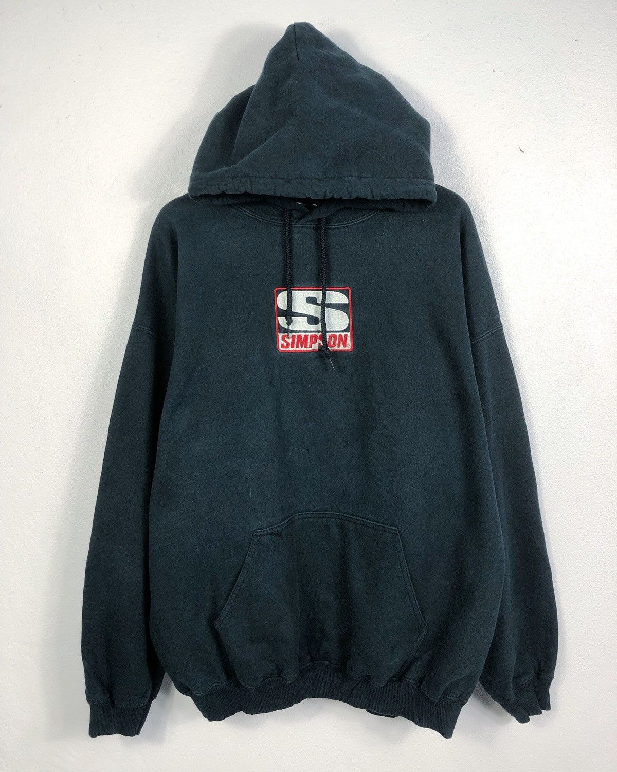 Vintage Rare Vintage Simpson Racing Embroidered Logo Hoodie Size US XL / EU 56 / 4 - 1 Thumbnail