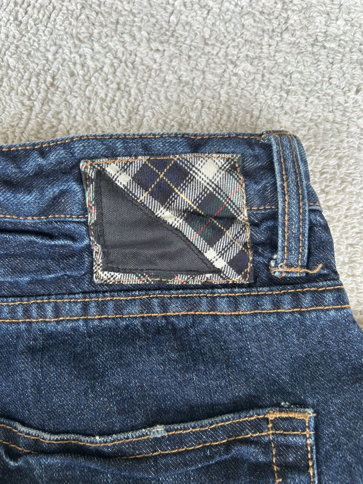 If Six Was Nine × KMRii × Le Grande Bleu (L.G.B.) Japanese Punk Bondage Style Denim Jeans ☠️☠️ Size US 31 - 9 Thumbnail