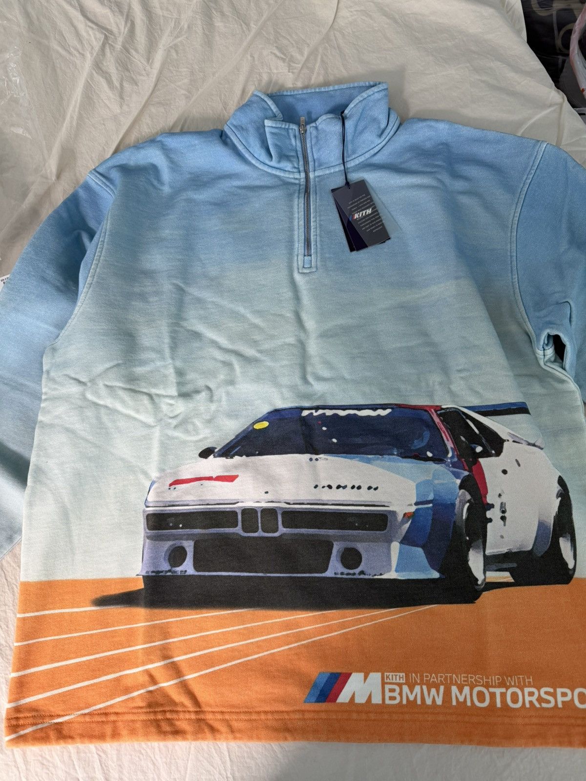 BMW × Kith Kith X BMW Retro Vintage Quarter Zip Size US L / EU 52-54 / 3 - 1 Thumbnail