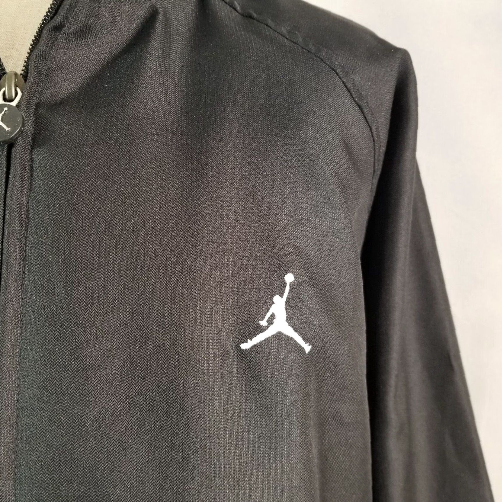 Nike Air Jordan track jacket mens XL extra large oversized black lined sports jacket track Nike Air Jordan