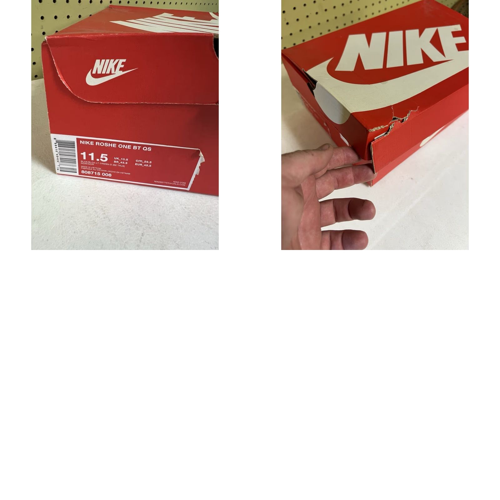 Nike Nike Roshe One BT QS Run "Be True" 808715-006 Mens Size 11.5 Multicolor Sneaker 2015 Box Size US 11 / EU 44 - 8 Thumbnail