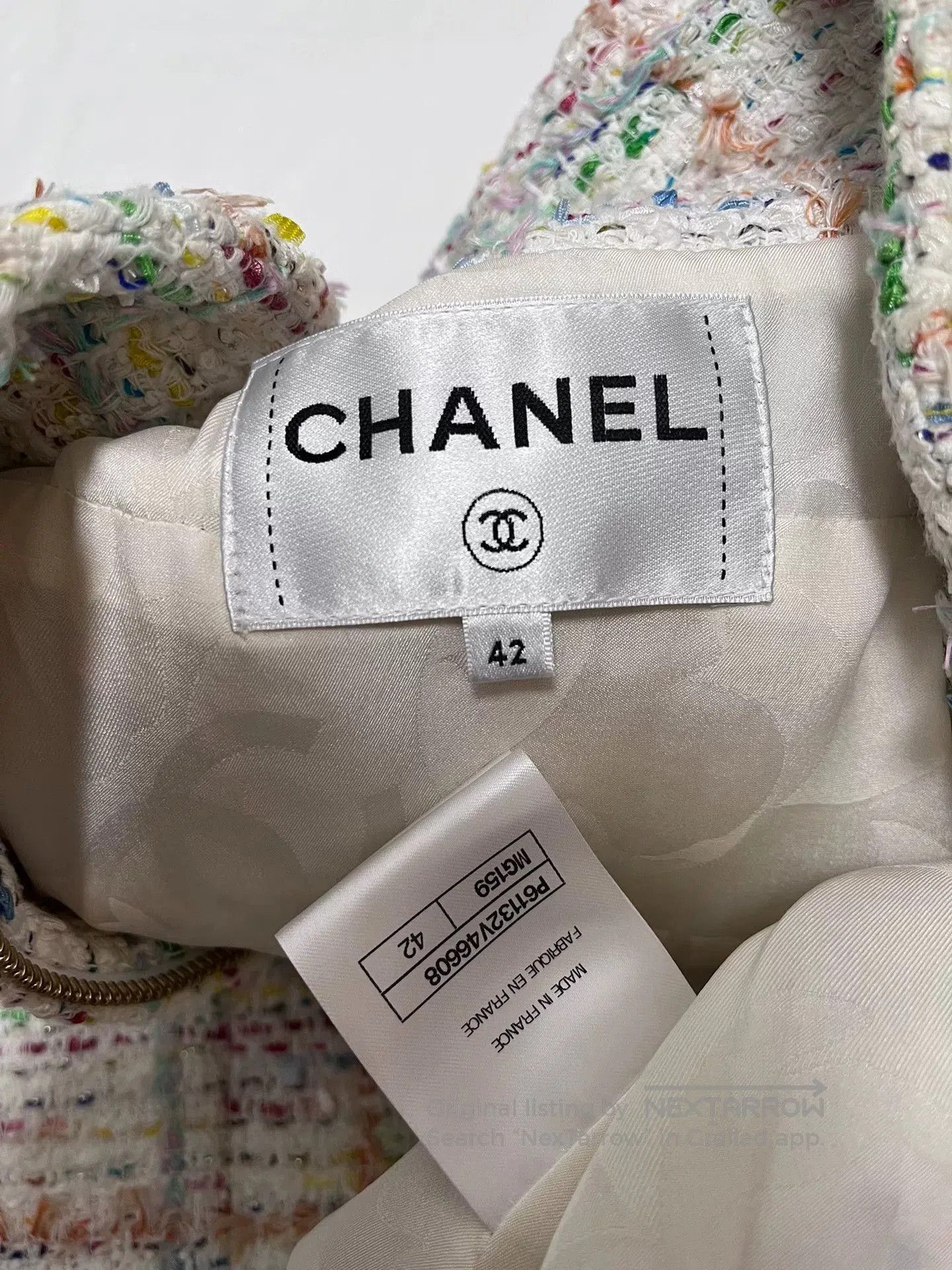 Chanel Chanel Multi Woven Half-Sleeve Jacket. Size M / US 6-8 / IT 42-44 - 5 Thumbnail