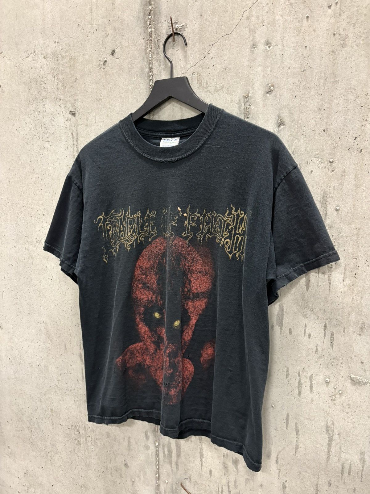 Band Tees Vintage Cradle Of Filth Shirt Faded Distressed Grunge Band Size US L / EU 52-54 / 3 - 2 Thumbnail