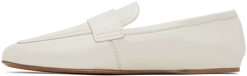 Salvatore Ferragamo o1s1rm0924 Gancini Ornament Loafers in White Size US 11.5 / EU 44-45 - 3 Thumbnail
