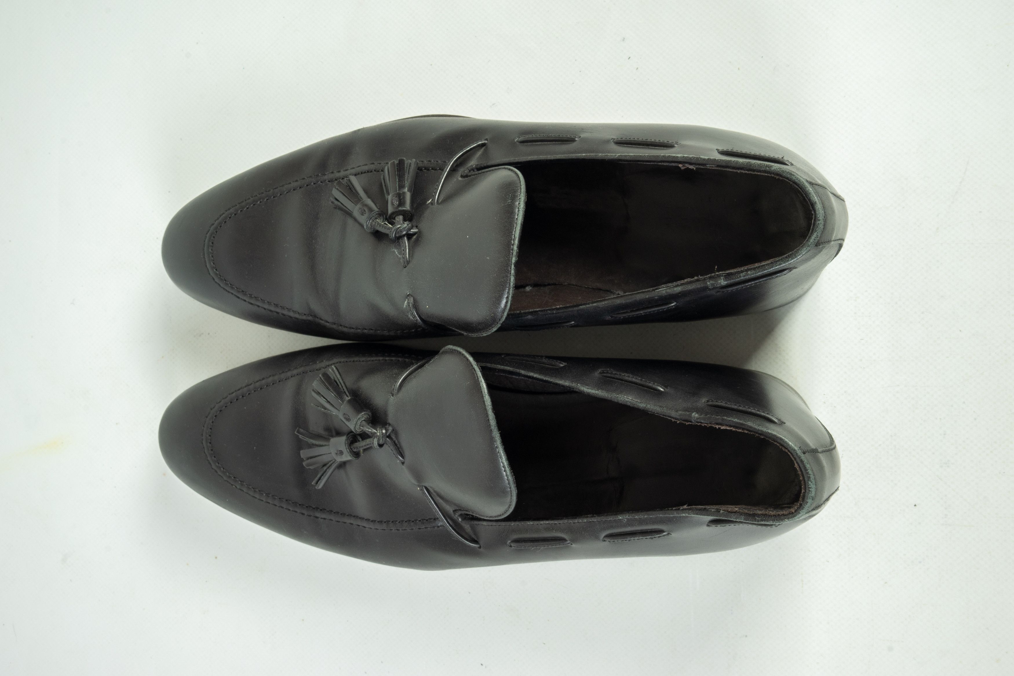 Canali Canali Leather Loafers Shoes Size US 12 / EU 45 - 8 Thumbnail
