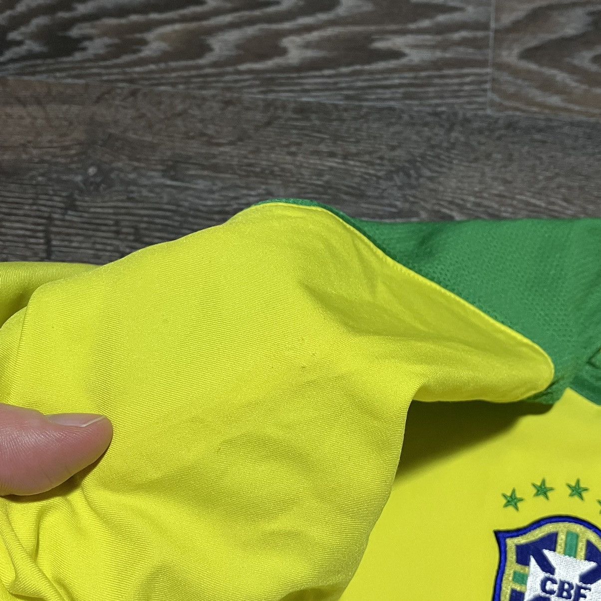Nike Nike BRAZIL CBF 2004/06 Home Jersey #7 Robihno Fan Reprint Size US S / EU 44-46 / 1 - 6 Thumbnail