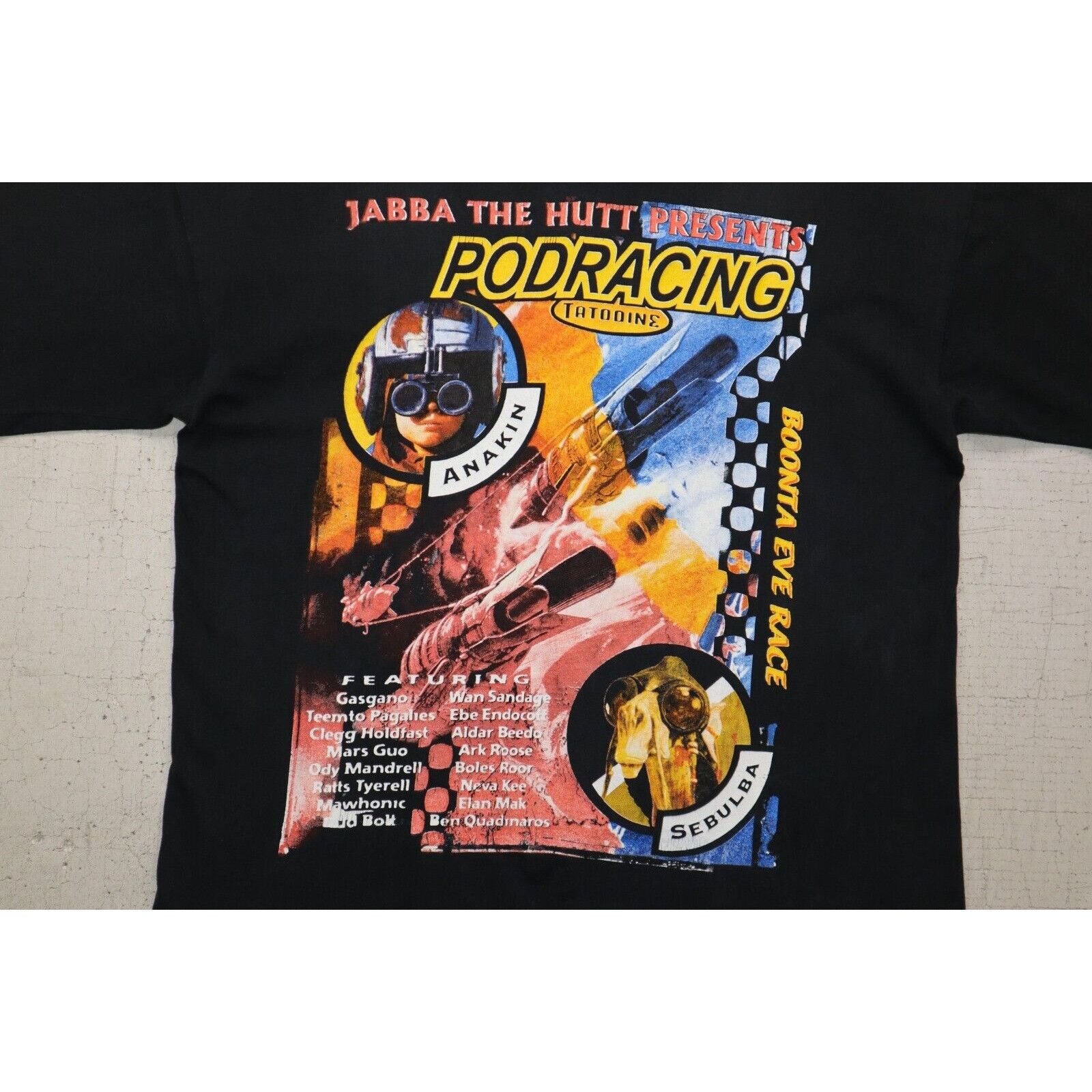 Vintage Vintage 90s Star Wars Episode 1 Phantom Menace T Shirt Sz L Size US L / EU 52-54 / 3 - 6 Thumbnail