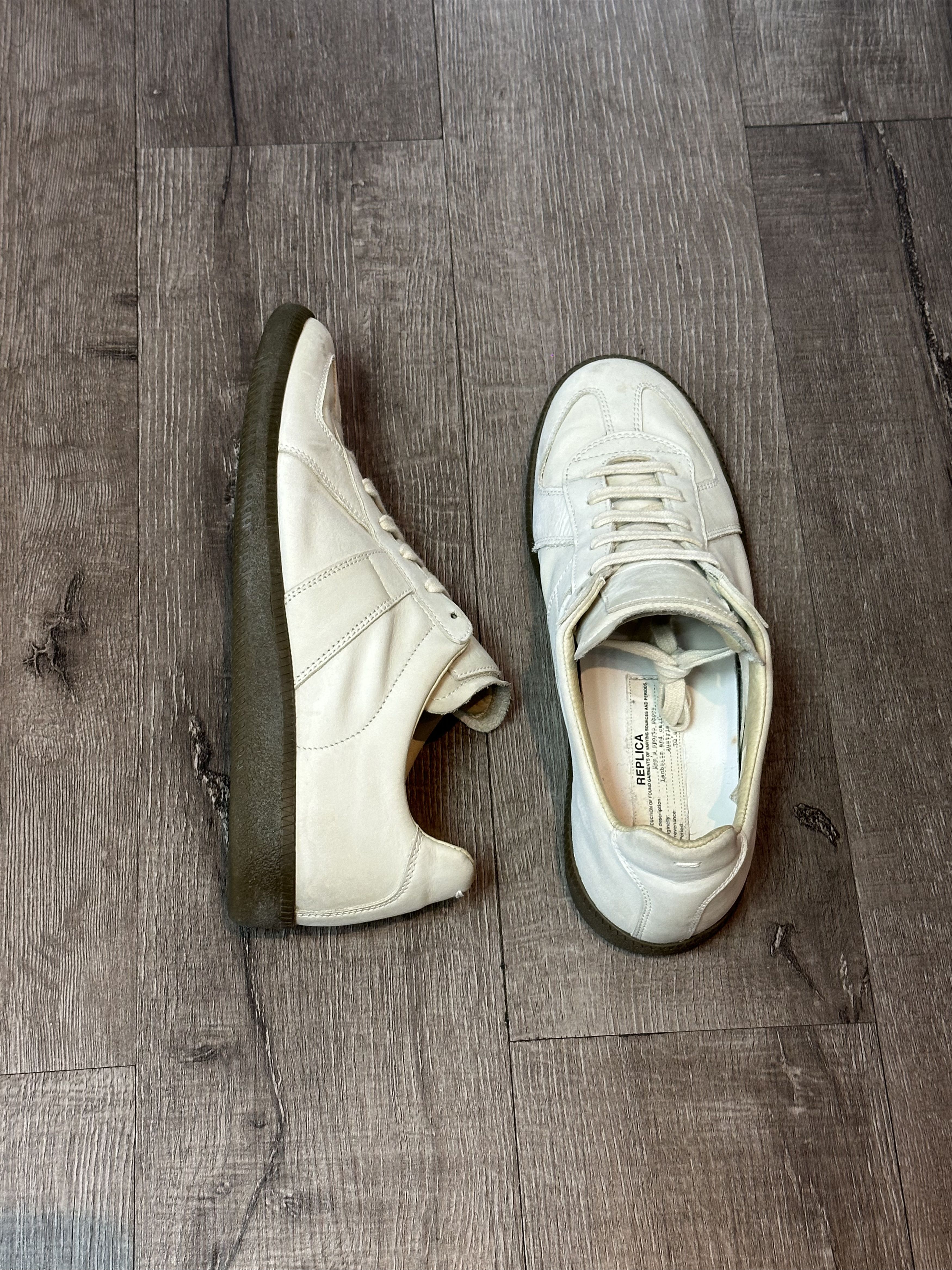 Maison Margiela Maison Margiela GATS Replica Sneaker White/Grey Size US 8 / EU 41 - 1 Thumbnail